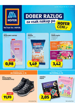 Hofer katalog - Tedenska akcija
