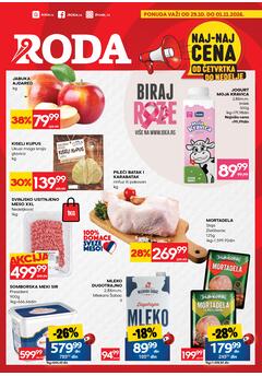 Roda katalog - Naj-naj cena od četvrtka do nedelje