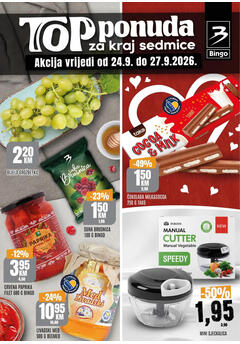 Bingo katalog - Top ponuda za kraj sedmice