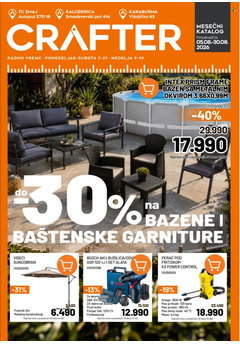 Crafter akcijski katalog