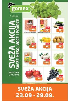 Gomex katalog - Sveža akcija