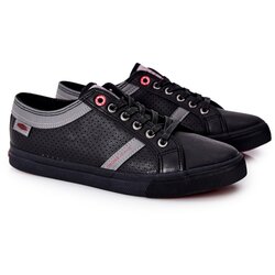 Kesi Men's Sneakers Cross Jeans II1R4004C Black Cene