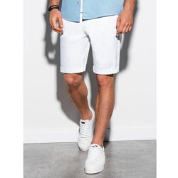 Ombre Muške kratke hlače W243 bijele svijetlo plavo Cene