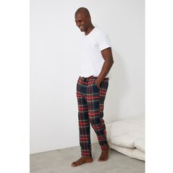 Trendyol Plaid Woven Pajama Bottoms Cene