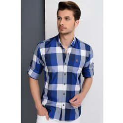 Dewberry Men's shirt 5587 crna | plava | siva Cene
