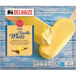 DELHAIZE sladoled bela čokolada 3x80g Cene