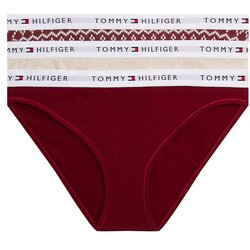 Tommy Hilfiger Underwear Spodnje hlačke 'Essential' bež / mornarska / rdeča / volneno bela Cene