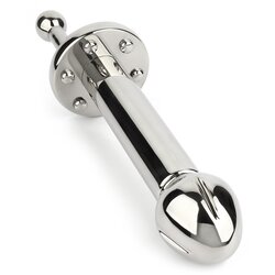 Mr. Steel Reamer Dildo Rotator Silver Cene