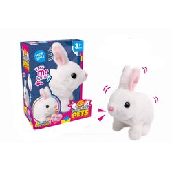 Olimp Sport Pet, bijeli plišani zeko na baterije, 20cm, zvuk Cene