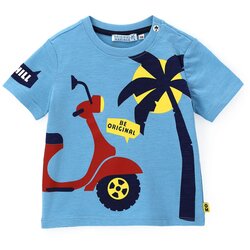 Original Marines majica KR DCP0437NM_Azzurro41 F turkizna 74 Cene