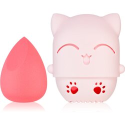 BrushArt Accessories Cutie Cat travel case with make-up sponge spužvica za nanošenje pudera s putnom torbicom Cijene