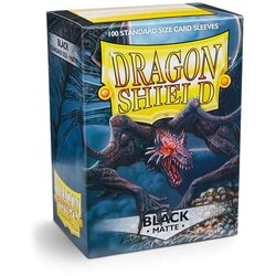 Wizards of the Coast Dragon Shield 100 Standard Sleeves - Black Matte Cene