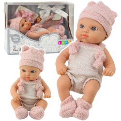 BEBA lutka za igru u bež bodiiju s dodacima – 18 cm Cene