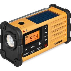 Sangean MMR-88 (USB-C) gelb Notfall /Kurbel /Solar Radio Cene