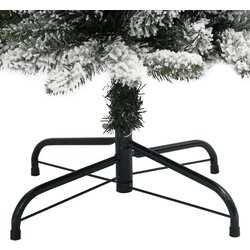 vidaXL Umjetno usko božićno drvce sa snijegom 150 cm PVC i PE Cijene