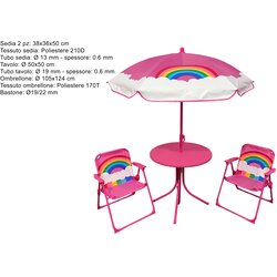 Ehomegarden Dečiji baštenski set/ roze duga Cene
