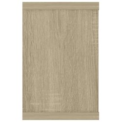 vidaXL Stenske police kockaste 2 kosa sonoma hrast 60x15x23 cm, (20620616) Cene