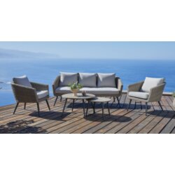 Lounge baštenski set sandbake 5 osoba natur Cene