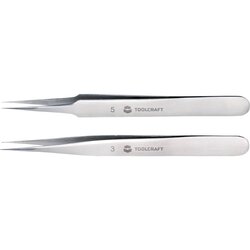 Toolcraft TO-5861034 Set pinceta 2-dijelni Šiljasti, najfiniji 120 mm Cijene