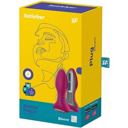 Satisfyer vibracijski analni čep rotator 2, fuksija Cene