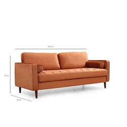  Sofa trosed Rome Orange Cene