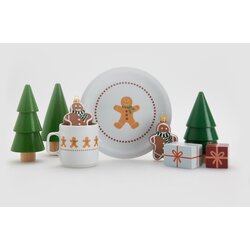 Reserved - Porcelanasti krožnik z vzorcem - Oranžna Cene