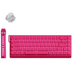 MCHOSE Gaming tastatura Ace 68 Hall Effect Magnetic Switch rose red Cene