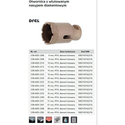 DREL Krona M14 s spajkanim diamantnim nasipom 10 mm, (21110996) Cene