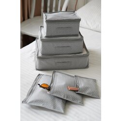 Dewberry 52772 6 Piece Suitcase Set - Storage Bag-GRI Cene