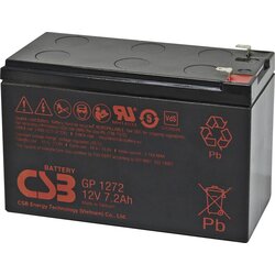 CSB Battery GP 1272 Standby USV GP1272F1 svinčeni akumulator 12 V 7.2 Ah svinčevo-koprenast (Š x V x G) 151 x 99 x 65 mm ploščati vtič 4\,8 mm\, ploščati vtič\, 6\,35 mm brez vzdrževanja\, n, (20438580) Cene