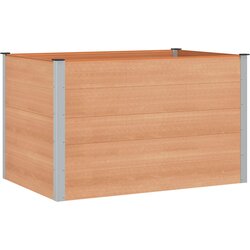 vidaXL Vrtna visoka greda Rjava 150 x 100 x 91 cm, (5000287703) Cene