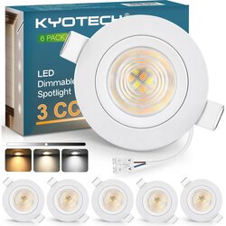 KYOTECH 6x 80 mm vgradni LED reflektor 5 W IP44 Cene
