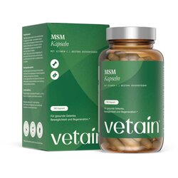 Vetain MSM – organsko žveplo - 180 kaps. Cene