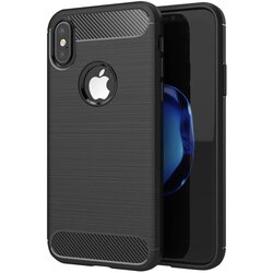Carbon maska za IPHONE X black Cene