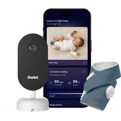 Owlet Dream Duo Dream Sock & Dream Sight set za dojenčke Bedtime Blue Cene
