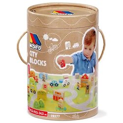 MOLTO Molto: Nature City Bloks lesena gradbena igrača 79-delni set Cene