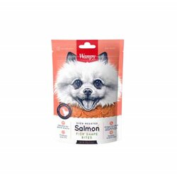 WANPY salmon fish shape bites 100g Cene