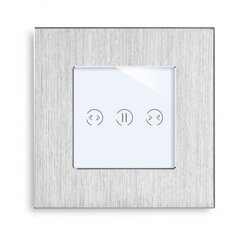 Tuya wi-fi touch curtain al silver Cene
