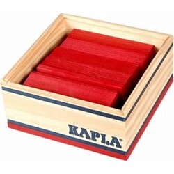 KAPLA Lesene palčke, rdeča, 40 kosov Cene