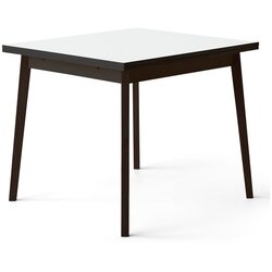 Hammel crno-bijeli sklopivi blagovaonski stol u dekoru hrasta Single, 90 x 90 cm Cene