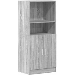 vidaXL kuhinjska omarica siva sonoma 57x41,5x131,5 cm inž. les, (22010230) Cene
