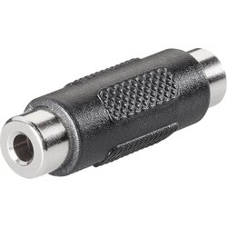 BKL Electronic Klinken avdio adapter [1x klinken vtičnica 3.5 mm - 1x klinken vtičnica 3.5 mm] črne barve (20411431) Cene