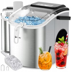  Barski aparat za izdelavo ledenih kock 1200ml ledomat bel
