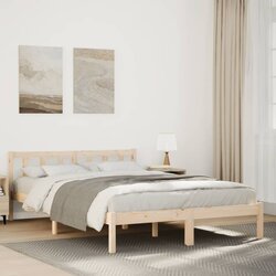 vidaXL dugi okvir kreveta bez madraca 140 x 220 cm od borovine Cijene