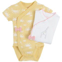 Cool club perilo bodi preklop 2 kosa KR CNG2402632-00 D večbarvno 74 Cene