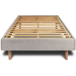 Sommeil de plomb Vzmetni boksi z letvami 90x200 cm - Blago Oblazinjena kodrasti učinek - Sestavljanje, (21611987) Cene