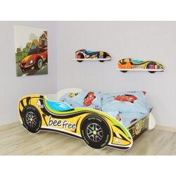 Made in Poland dečiji krevet formula 1 bee free 160x80 cm Cene