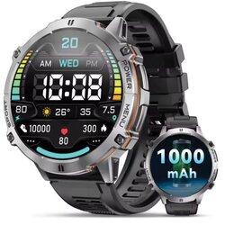 Oukitel BT13 smart Watch/1000mAh/AI chatgpt/bt Calls/SpO2,Health monitoring/fitness Cene
