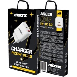 Promate POLNILEC MOONX PD 33W 1XUSB-C 1XUSB QC3.0 ZA ANDROID IPHONE, (5000337756) Cene