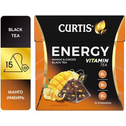 Curtis Crni čaj sa mangom i đumbirom Energy Tea 15/1 Cene